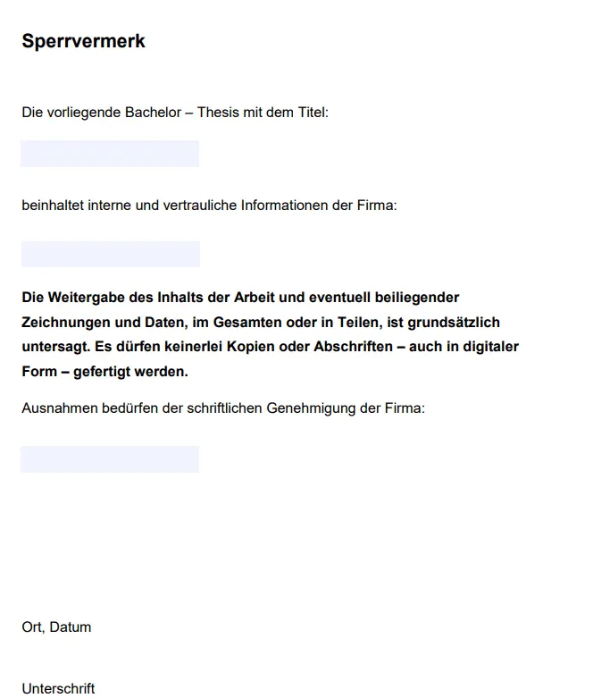 FH Münster Vorlage